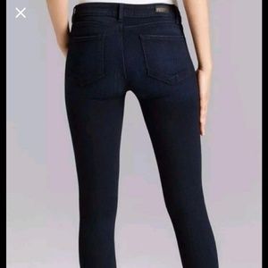 Paige Dark Wash Skinny Jeans